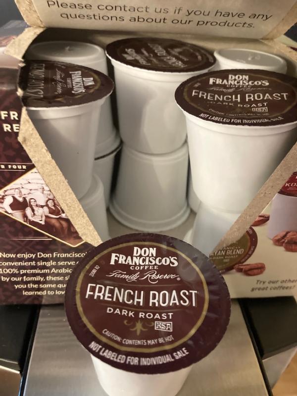 Shop French Roast Coffee Pods Don Francisco's Coffee