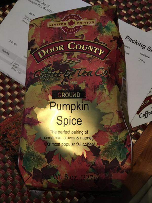 12Count Door County Coffee & Tea Co. Pumpkin Spice Coffee for Single