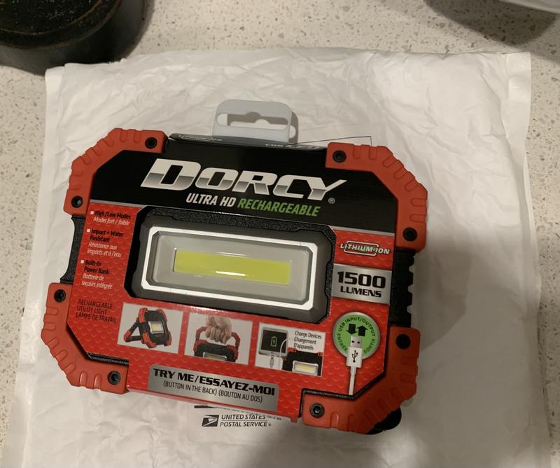 Dorcy Ultra HD Rechargeable Spotlight and Power Bank