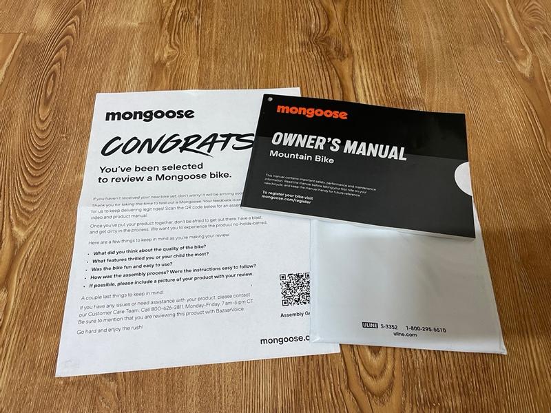 Photo submitted with review of product