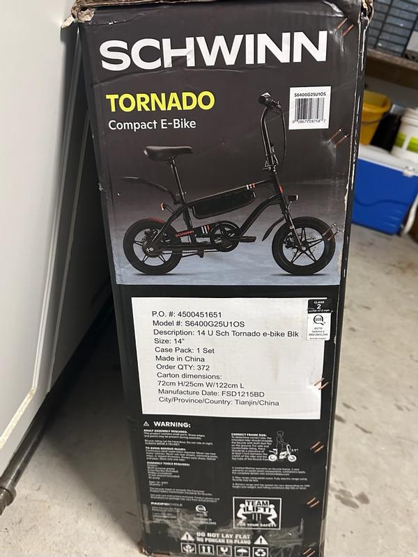 Tornado Compact Electric Bike | Foldable power for city cruising