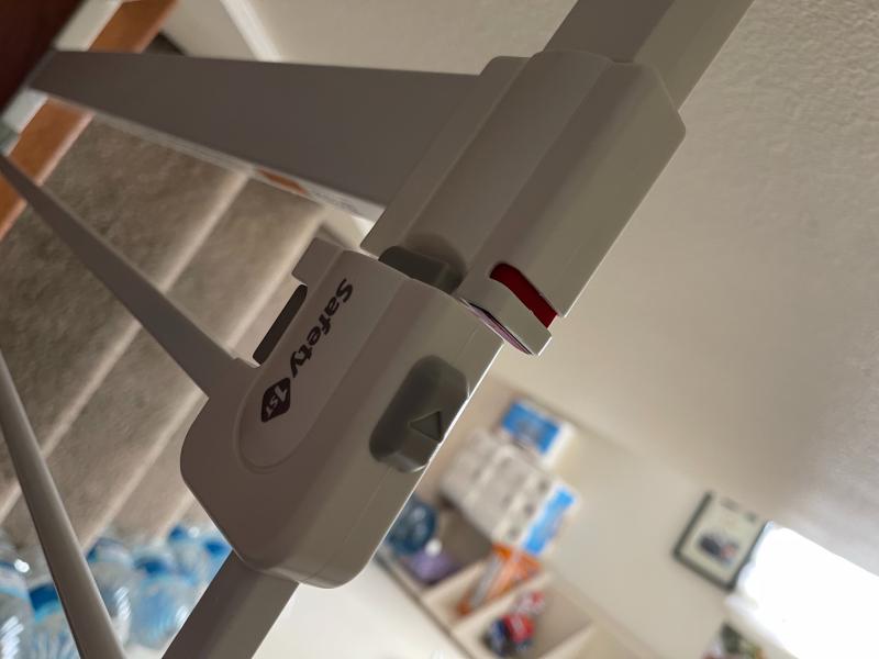 Red/green indicators to let you see if it's locked/closed properly| Limiters to keep door from swinging the wrong way.| Easy installation with extensions