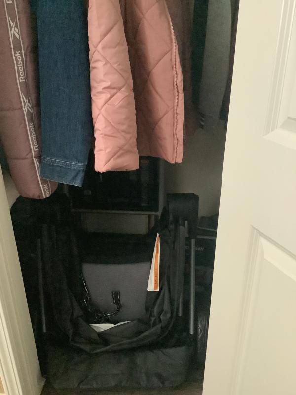 In closet| Still space in foyer