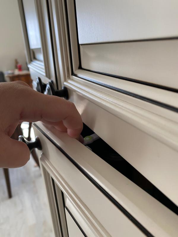 Pantry Cabinet opening