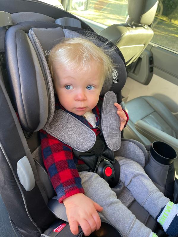 13 month 20lbs rear facing| 4 year old 38lbs forward facing