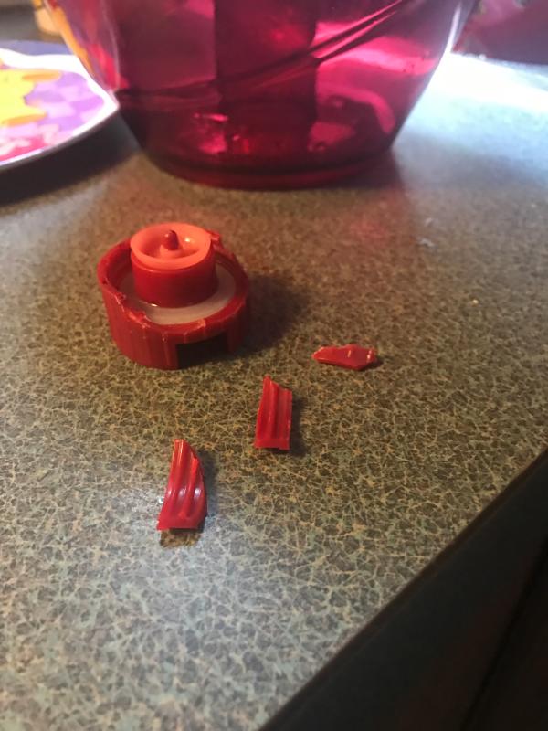 The cap. Just started falling to pieces ??