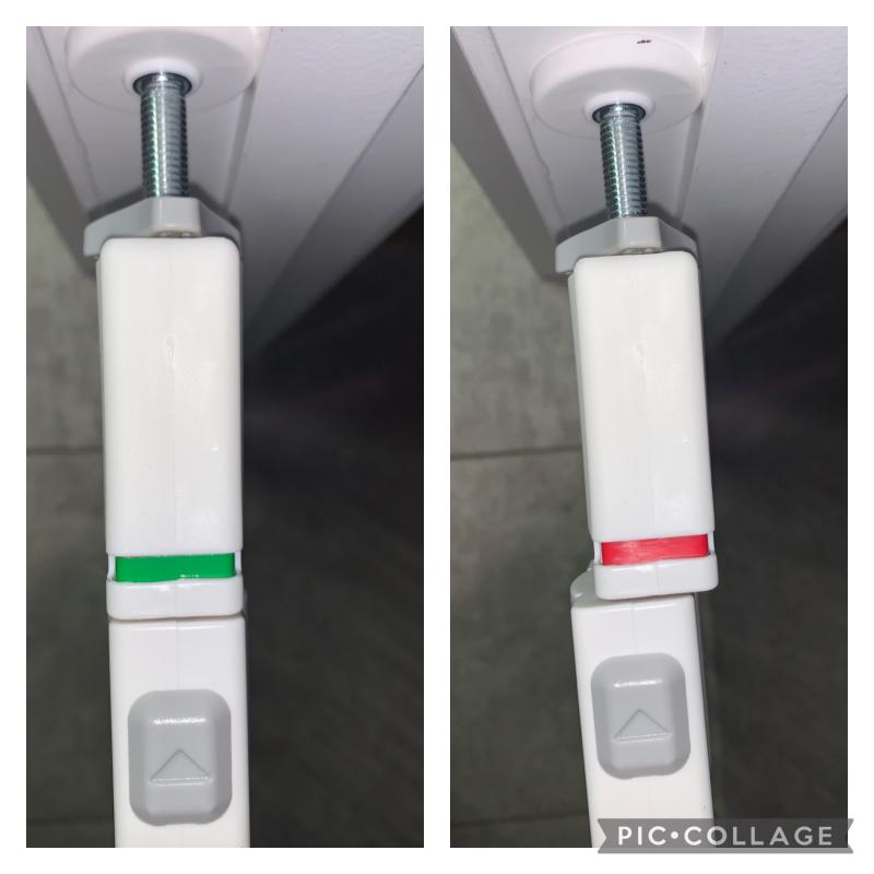 Green=locked Red=unlocked