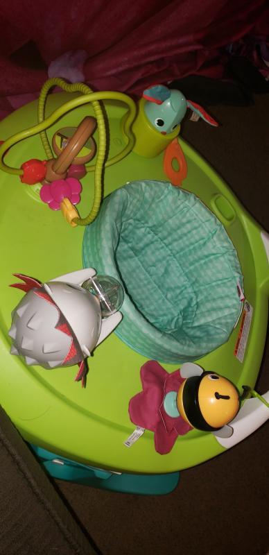 I had to taje the toy out it was hitting her.