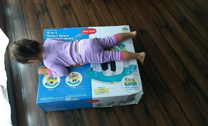 My 2 yr old "helping".