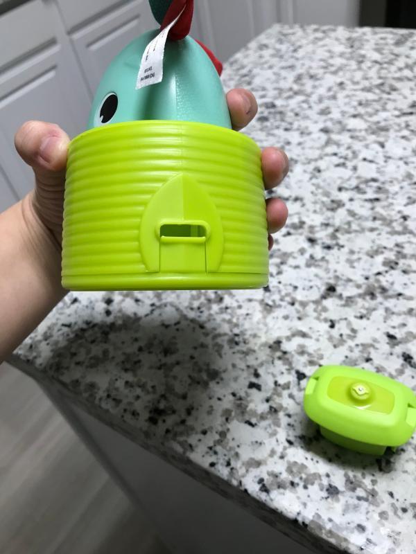 Where it broke at the base| Where the carrot string broke