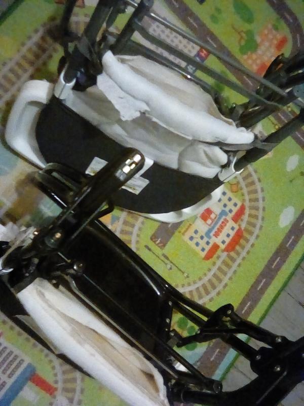 BOTH chairs did this due to the cheap inadequate lining material.| Back lining materials splits open allowing the partial board to slip out.| Additionally one chairs poles that fit into the tray disconnected since day one causing you to need to reassemble them into the tray portion...this chair seemed to lean back further then the other too.