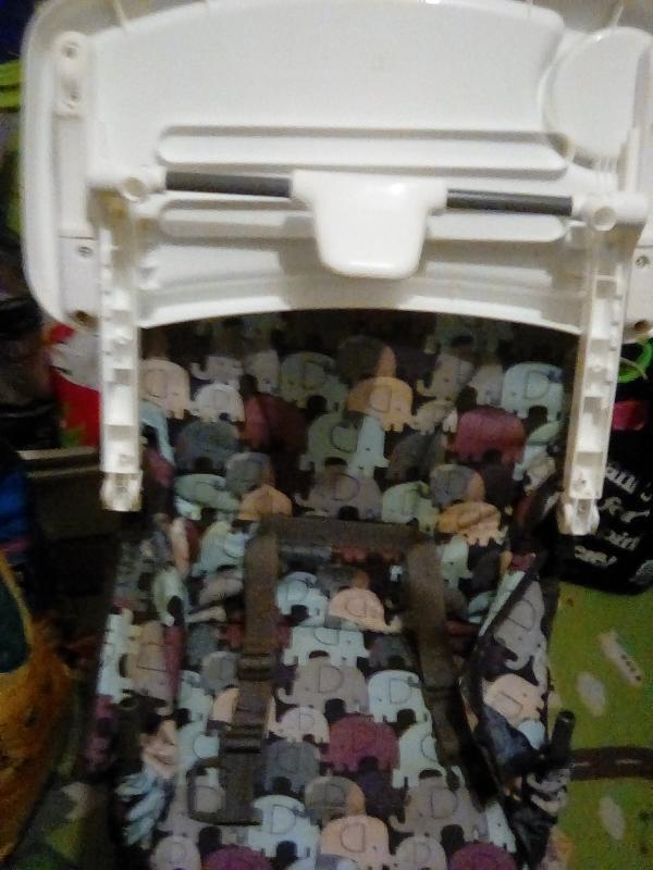 BOTH chairs did this due to the cheap inadequate lining material.| Back lining materials splits open allowing the partial board to slip out.| Additionally one chairs poles that fit into the tray disconnected since day one causing you to need to reassemble them into the tray portion...this chair seemed to lean back further then the other too.