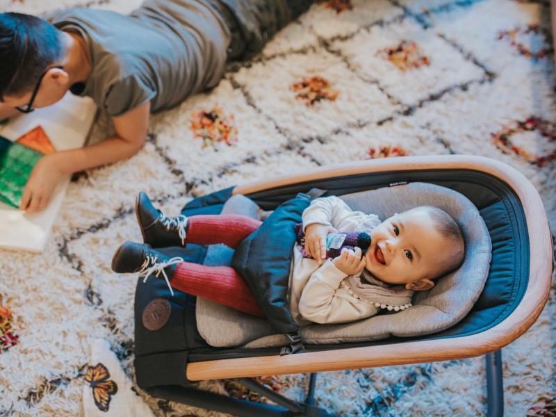 Just lounging with the family