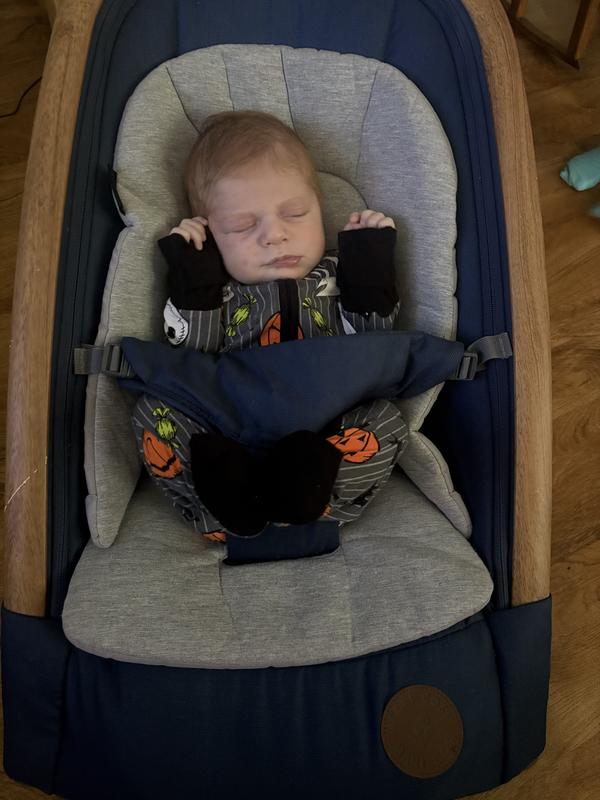 Comfy, Cozy in his Maxi Cosi!!