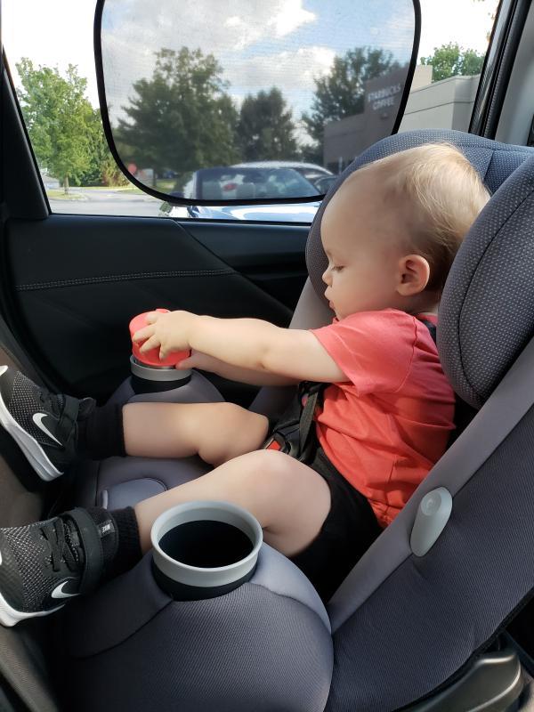Customer photo for "Happy Baby = Happier Car Rides for All"