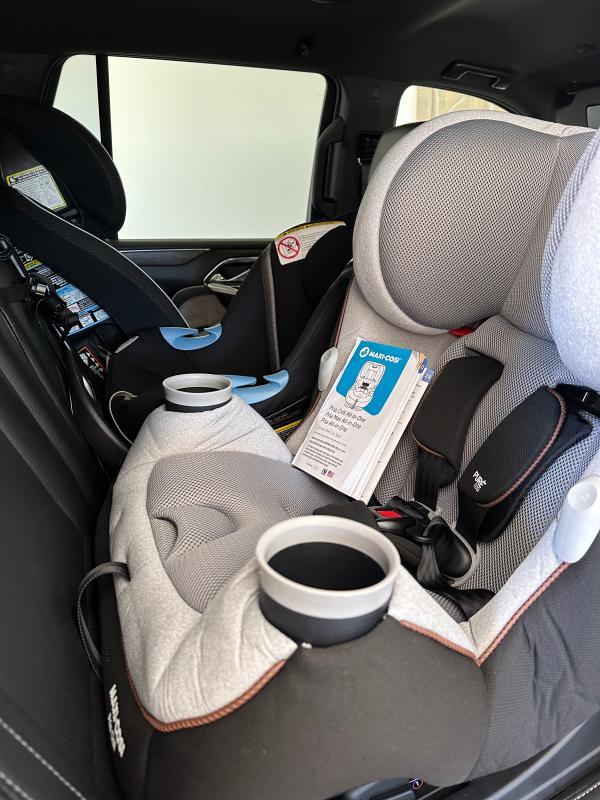 3 car seats across