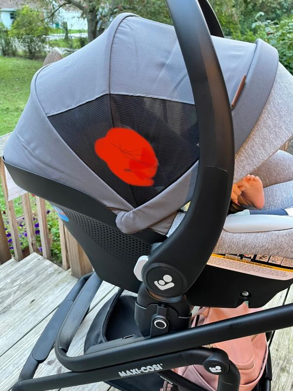 Storage basket capacity| Love that the seat gets deep like a bassinet| Netting on side, good ventilation, bad blocking out light| Extended visor provides ample coverage| 2 year old for size comparison| Bug net is awesome!| 7 month old for size comparison