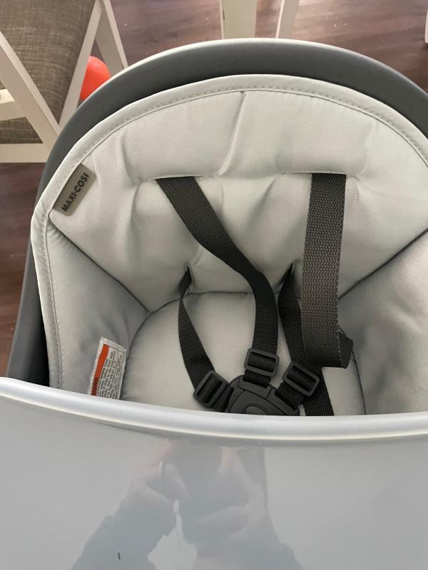 Size comparison! MOA on the left.| Easy to clean seat, adjustable straps, pretty straight back, comfortable cushion.| One of the many other ways to use the chair| Basic structure