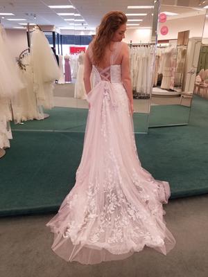 butterfly lace wedding dress