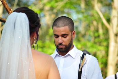 Gathered Tulle Fingertip Veil with Allover Glitter