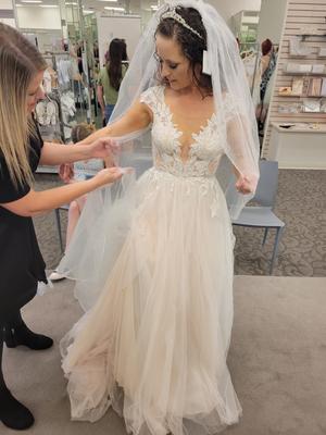 Galina Cap Sleeve Wedding Dresses