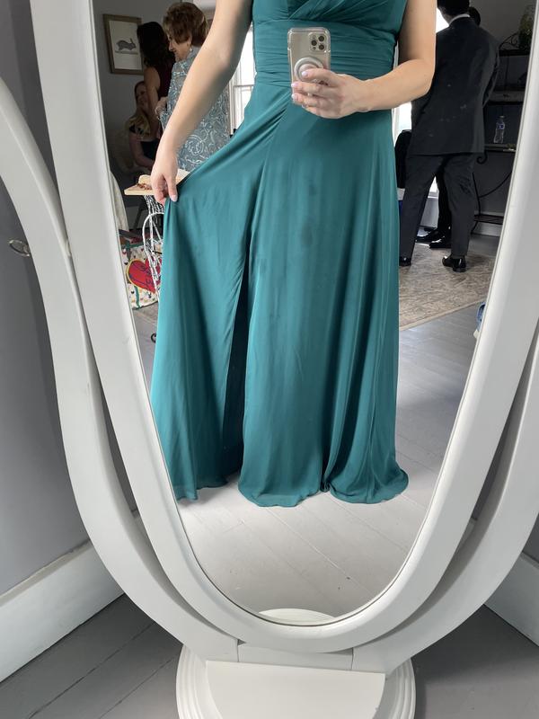 sachin and babi light blue dress Chiffon Bridesmaid Dresses – Elonnashop main image 0