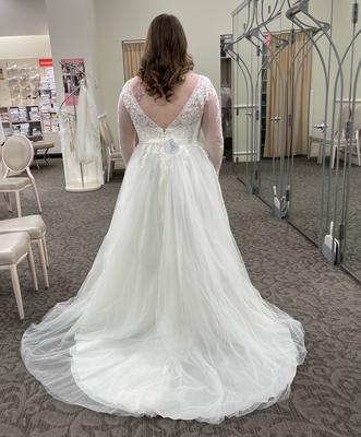 David's Bridal Collection WG3831 New Wedding Dress Save 33