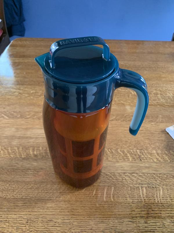 Deep Teal Iced Tea Pitcher