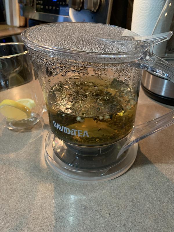 DAVIDsTEA Tea Steeper Tea Maker Tea Infuser for Loose Tea with  Lid and Coaster, BPA-Free, No Drips, (32oz / 946mL): Teapots