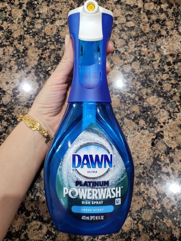 Dawn Powerwash Fresh Dish Spray, Liquid Dish Soap Refill, 16 Fl Oz