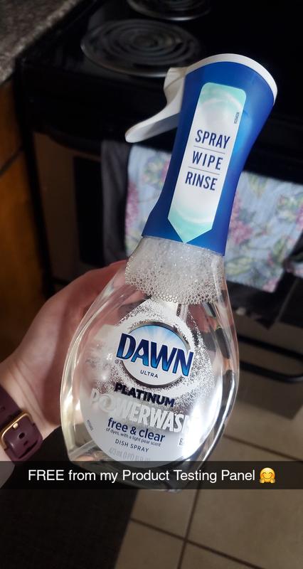 Dawn Platinum Powerwash Dish Spray w/ 2 Refills Only $7.99 at