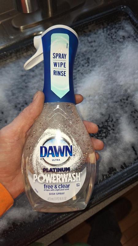 Dawn Platinum Powerwash Dish Spray Review 2024 - The Cleaning Lady