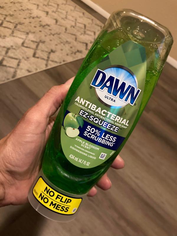 Dawn Dishwashing Liquid, Antibacterial, Apple Blossom Scent 18 Fl