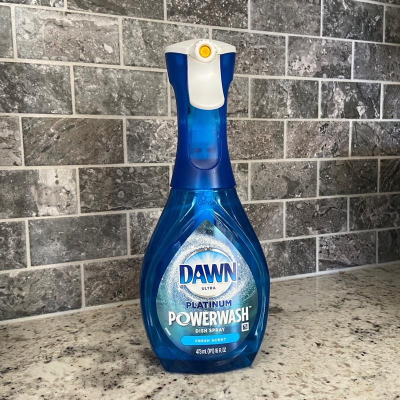 Dawn Platinum Powerwash Dish Spray, Dish Soap, Fresh Scent, 16 Fl Oz