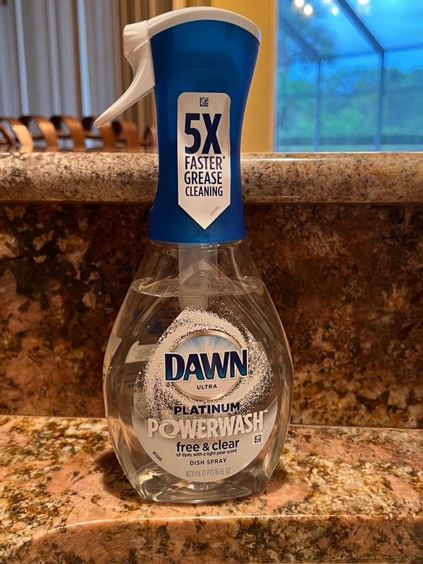  Dawn Platinum Powerwash Dish Spray, Dish Soap Cleaning