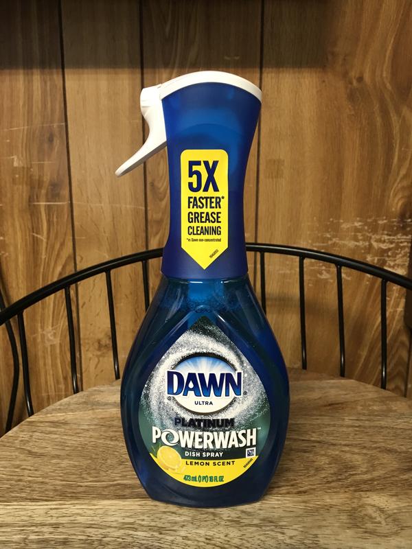 Dawn Platinum Powerwash Lemon Scent Dish Spray, 16 Oz.