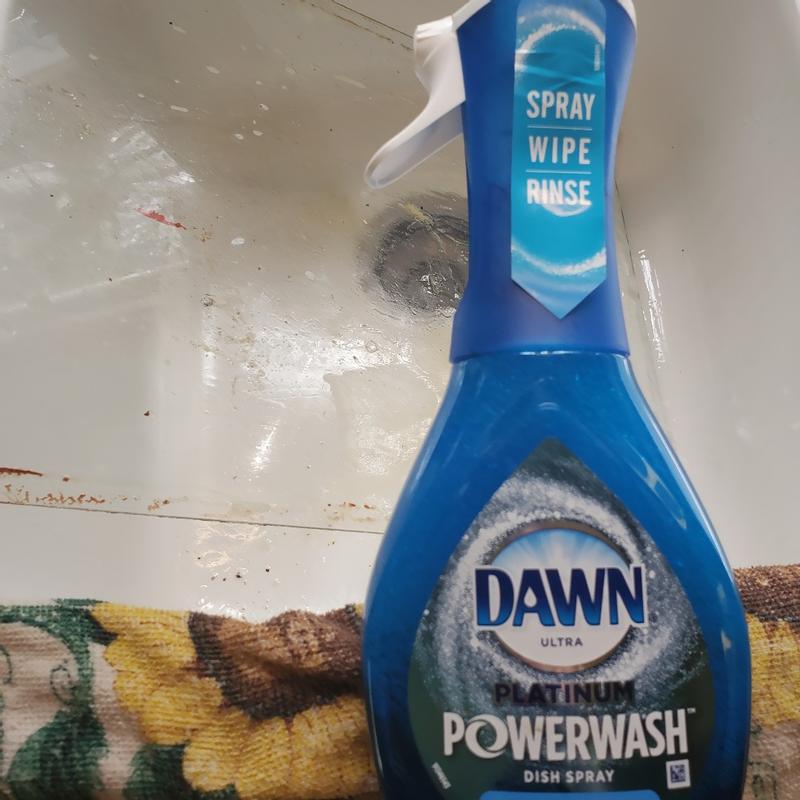 Dawn Powerwash Lemon Dish Spray, Liquid Dish Soap Starter Kit, 16 Fl Oz