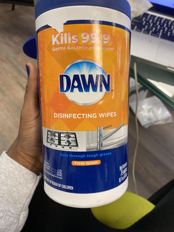 Dawn 75-Count Fresh Scent Disinfectant Wipes All-Purpose Cleaner in the  All-Purpose Cleaners department at