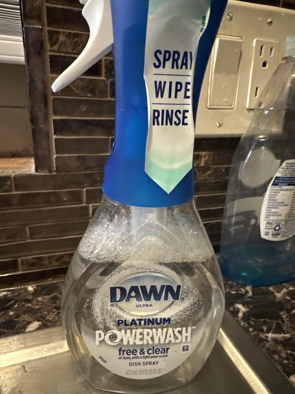 Buy Dawn Platinum 65732 Dish Soap Spray, 16 oz, Liquid, Free and