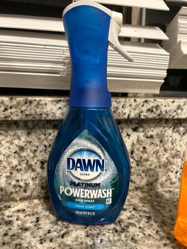 Buy Dawn Platinum 52367 Dish Soap Spray Refill, 16 oz, Liquid, Apple Scent,  Colorless Colorless