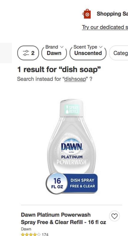 Dawn Powerwash Dish Spray - 16 oz Bottle - ULINE - Qty of 6 - S-25019