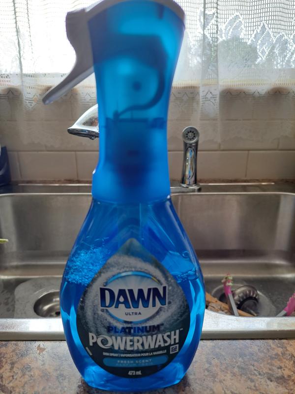 Dawn Platinum Powerwash Dish Spray, Dish Soap, Fresh Scent, 16oz
