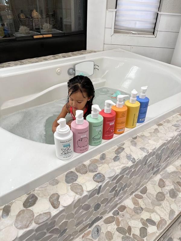 Rainbow of Bubbles Bath Bundle Gift Set | Mixable Bubble Fun