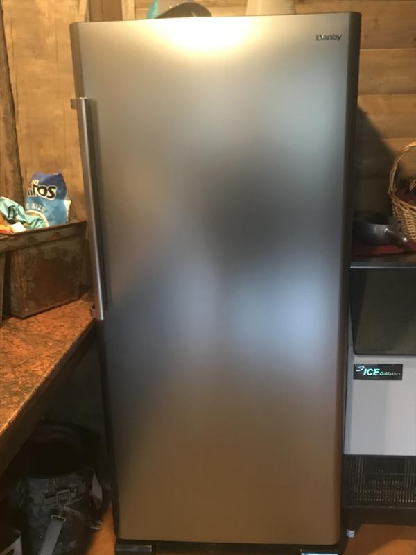 Danby Designer 17.0 cu. ft. Apartment Size Fridge in Stainless