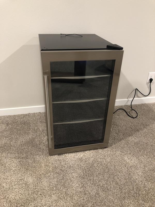 Danby 4.3 cu. ft. Free-Standing Beverage Center in Stainless Steel
