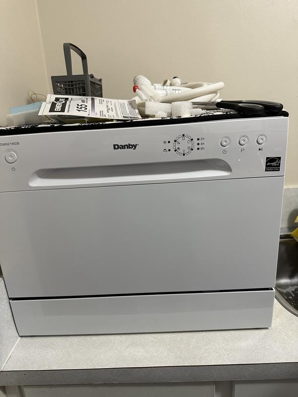 Danby Lave-vaisselle de comptoir 18,0 po argent DDW631SDB