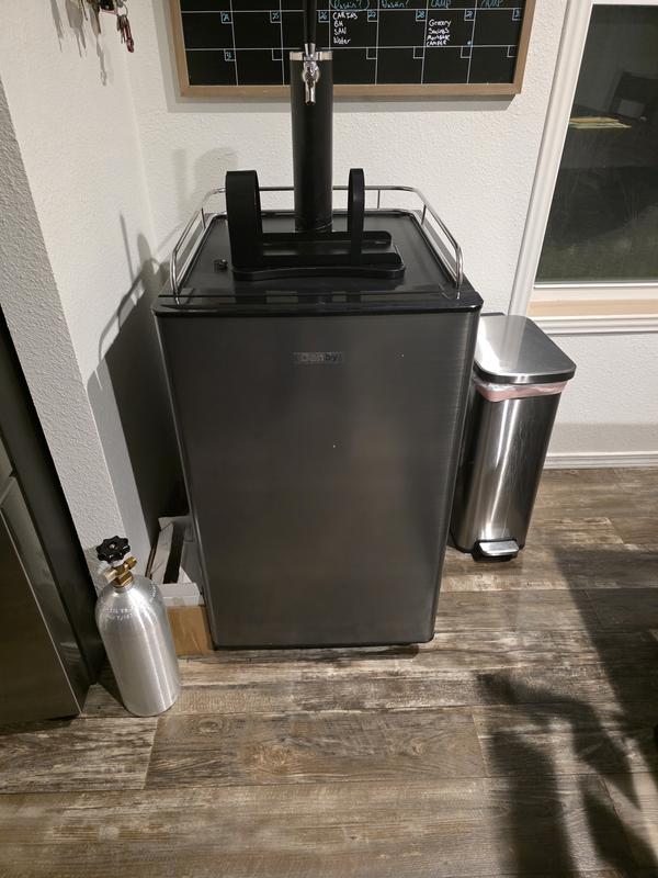 Danby 5.4 cu. ft. Single-Tap Keg Cooler in Stainless Steel