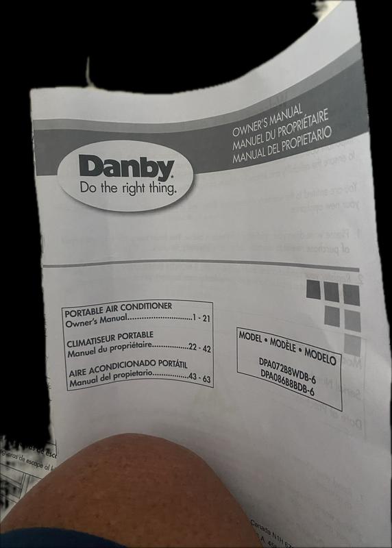 Danby portable air conditioner