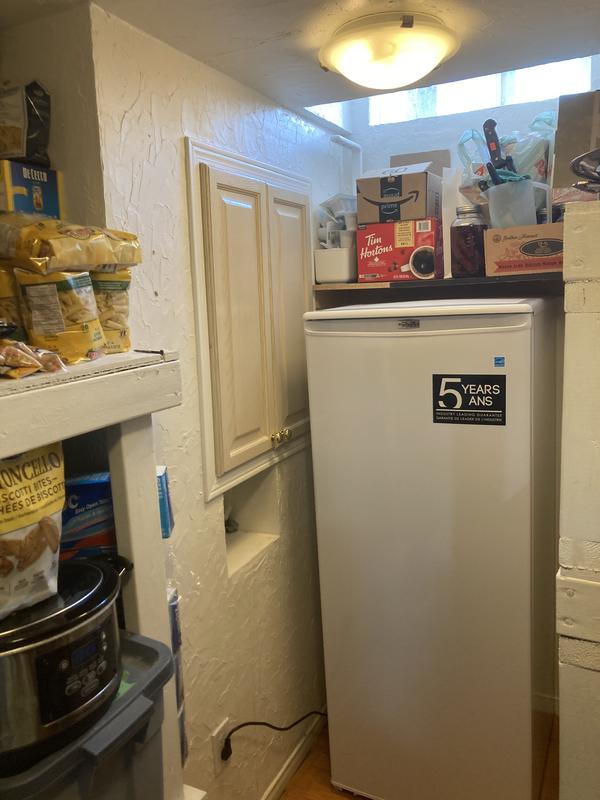 Danby 8.5 Cu. Ft. Freestanding Upright Freezer in White