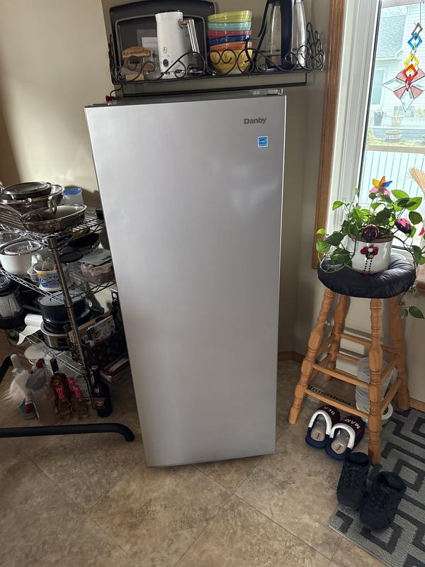 Danby 6.8 cu. ft. Convertible Upright Freezer in Stainless Steel
